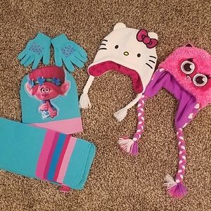 Girls winter beanie hats